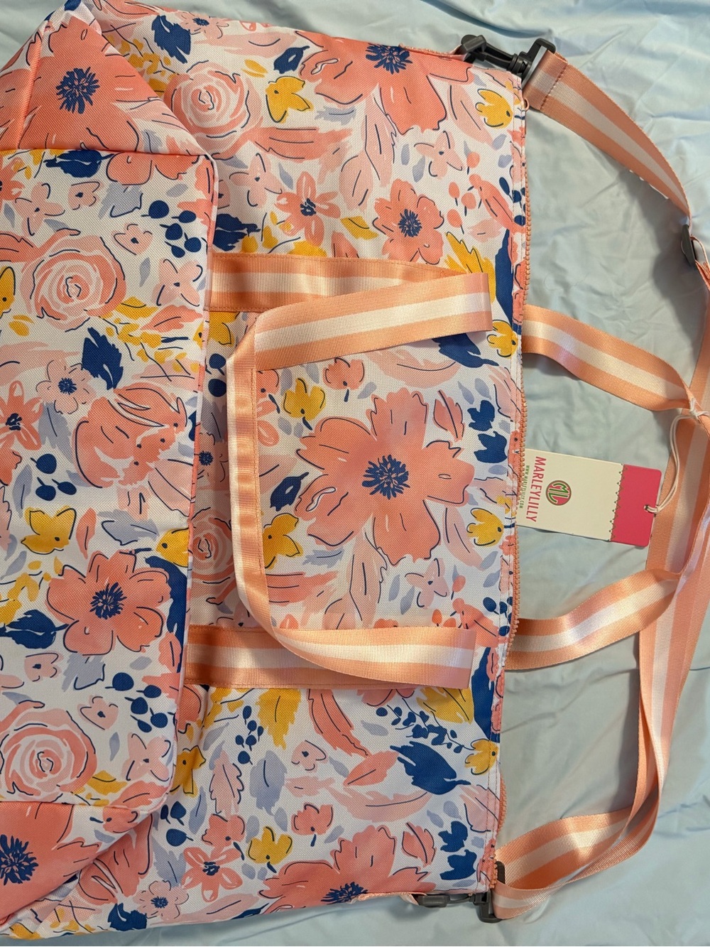 Marleylilly Insulated Floral Cooler Tote Bag NWT